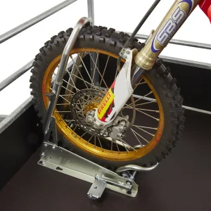 Acebikes Steadystand Cross - Bloque roue moto pour vélos tout-terrain pour remorques et camionnettes